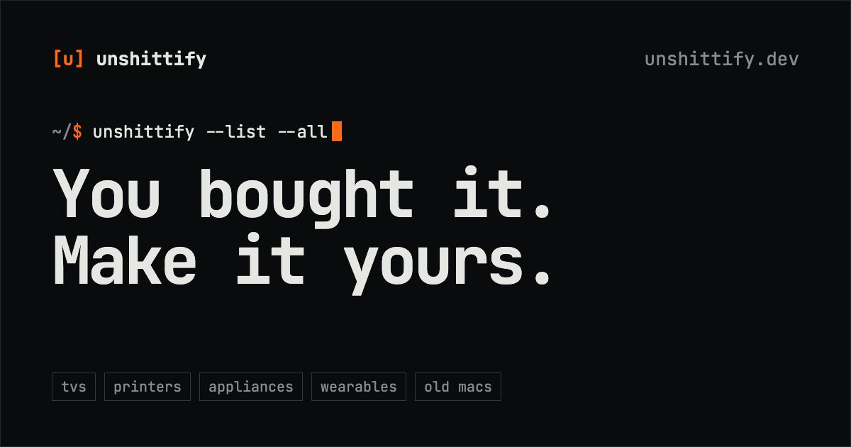 unshittify.dev image